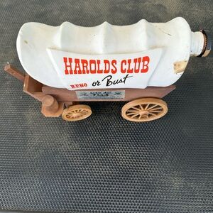 Harold's White and Red Wagon Decor Accent